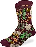 Good Luck Sock Men's Woodland Bunny Rabbits Socks, Adult, Shoe Size 7-12