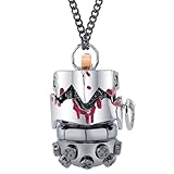 CCHZYSKO Game Anime Jinx Arcane Cosplay Props Vi Ekko Necklace Cannon shark Pendant Rose Adult L0L Earring Accessory Ring 10