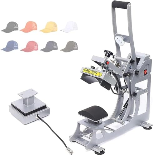Máquina termo fijadora para gorras y textil 550W