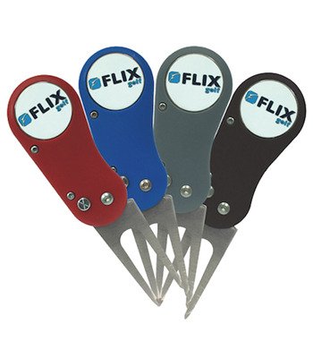 Charter Flix Golf Automatic Divot Repair Tool Great Item Red New!