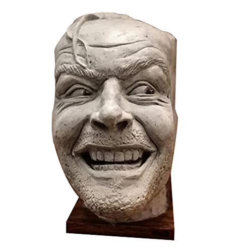 Book Ends Decorative, Sculpture of The Shining Bookend, Library Here's Johnny Sculpture, Resin