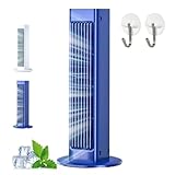 Breezamax Ac, Quinux Breezamax AC, Portable Air Conditioners, Beat the Scorching Heat & Humidity Instantly, Small and Compact Ultra Quiet Energy Efficient, with 3 Speeds (Blue, No remote)