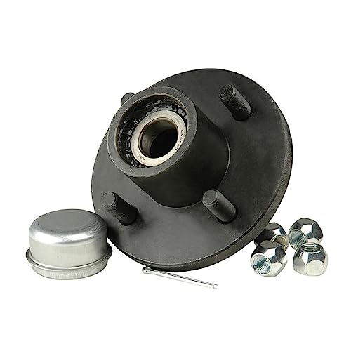 CE Smith - 13110 Trailer Hub Kit - 1” Spindle and 4 Studs x 4” Diameter - Boat Trailer Hub Kit - 1250-lb Capacity