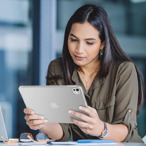 Image of M.G.R.J iPad Pro 11 inch M4 Case, Soft TPU Transparent Back Case Cover for Apple iPad Pro 11 inch M4 (2024)
