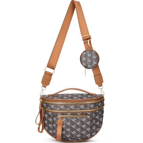 Image of Makes Checkered Crossbody Bag Bum Bag for Women with Pouch