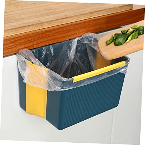 Caneca de basura plegable para cocina Luxshiny azul miniatura 6