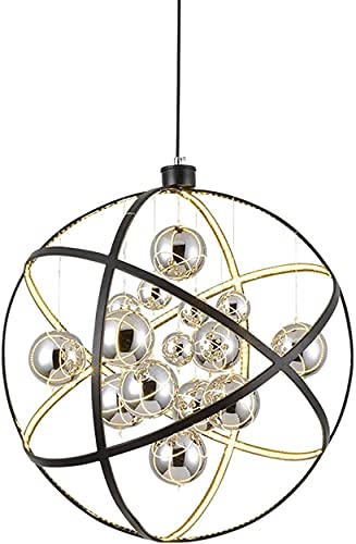Lustre multi globe LED anti éblouissement pour en finir avec la grisaille du salon sombre
