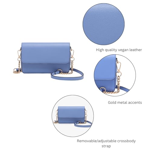 JEN & CO. Lauryn Small Crossbody Bags Vegan Leather Clutch Purses Shoulder Handbag Wallets for Women4