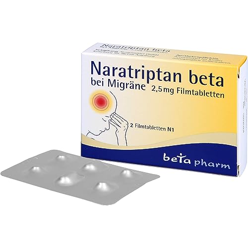 Migräne Tabletten Naratriptan beta von betapharm Arzneimittel GmbH