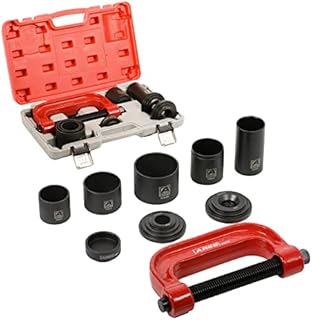 ARES 12068 – 10-Piece Starter Universal Ball Joint Press Kit – Removes Ball Joints and U-Joints – Compatible with 2-Wheel Drive (2WD) and 4-Wheel Drive (4WD) Vehicles