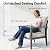 Sweecci Aluminum Outdoor Patio Furniture Set, 8-Piece Sectional Sofa with 5.1" Thick Cushions, 4 Swivel Rocking Chairs, 55,000 BTU Propane Fire Pit Table, Outdoor Couch for Backyard, Deck, Gray
