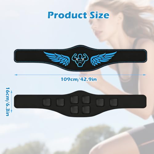 EMS Bauchmuskeltrainer Elektrisch mit 10 Modi & 39 Intensitätsstufen, EMS Gerät mit LCD-Display, USB Wiederaufladba, für Ganzkörper ABS/Bauch/Arm/Po Trainer