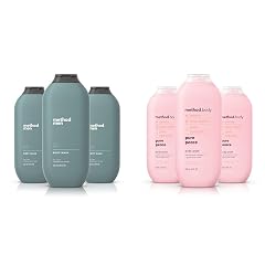 Method Men Body Wash Sea Surf Paraben and Phthalate Free 18 FL Oz Softening Body Wash Pure Peace