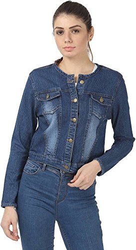 denim jacket chinese collar