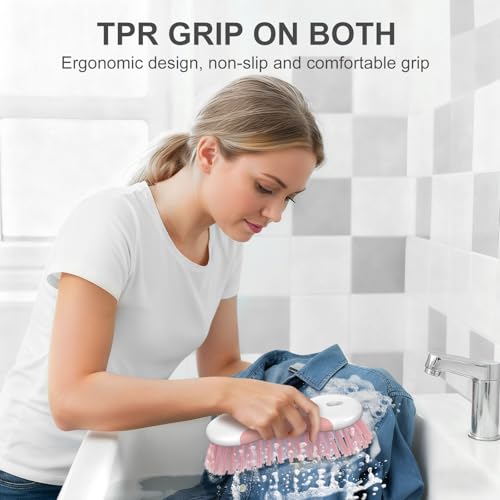 image for SetSail Multi-Purpose Scrub Brush of 2 Pack, Stiff Bristles Cleaning B