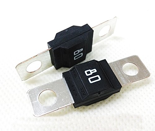 Littelfuse 0498080 Automotive Fuses Bolt-on 80A 498 Series, MIDI 32V