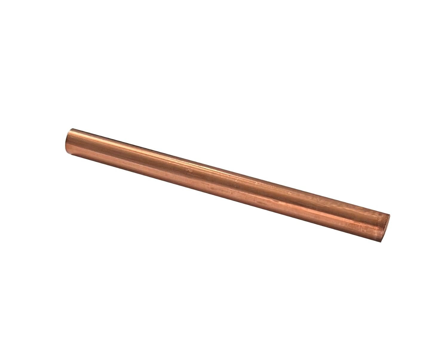 99.9% Pure Copper Round Rod Diameter 10mm Length 120mm Solid Copper Rod Bare Copper Cu Metal Rod for Metal DIY Craft Hobbies