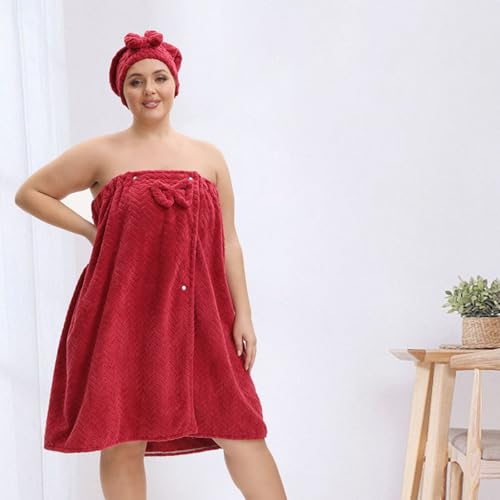 Toalla de baño para mujer ajustable con turbante ideal para gimnasio y viajes 5