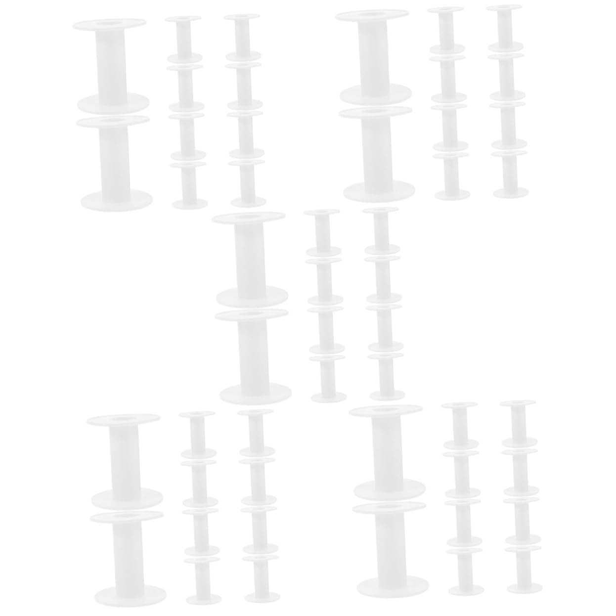 DOITOOL 5 Series Hilo Transparentes Para Máquina De Coser Reemplazables Para Organizar Y Coser 10 Piezas X 5