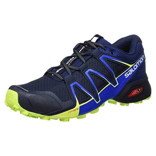 Salomon Speedcross Vario 2, Zapatillas de Trail Running para Hombre, Azul (Navy Blazer/Nautical Blue/Lime Punch), 42 EU