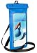 Produktbild ONEFLOW wasserdichte Handy-Hülle für Samsung Galaxy, Apple iPhone, Huawei, Sony, usw. | Touch- & Kamera-Fenster + Armband und Schlaufe zum Umhängen, Blau (Aqua-Blue)