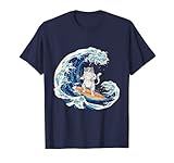 Surfbrett Surfen Katze Surf T-Shirt
