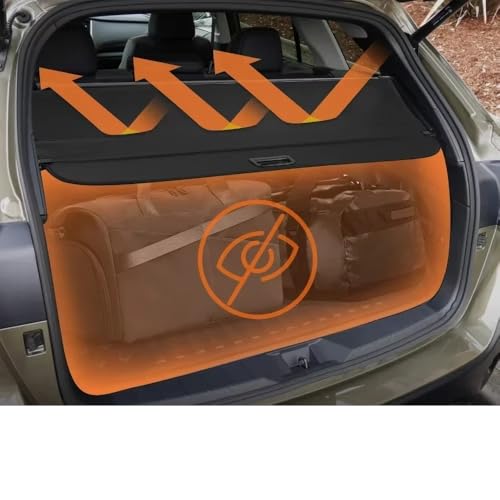 Cubierta de carga retráctil para Subaru Outback 2010-2014 maletero 6