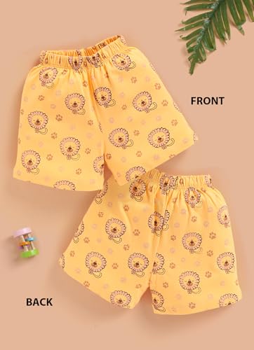 Image of LuvLap Baby Boys & Girls 100% Cotton Shorts Set Pack of 5