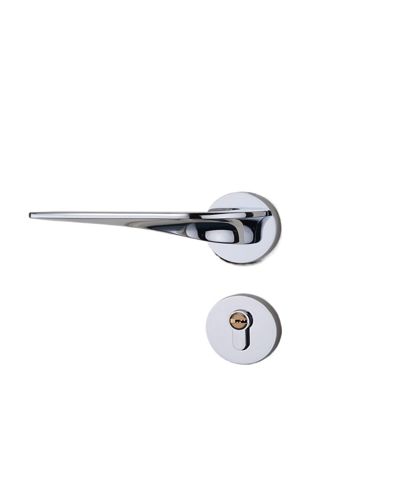 Serrure de porte silencieuse en alliage de zinc chrome D31 S960
