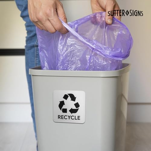 Tri sélectif sans erreur grâce aux panneaux adhésifs ABS