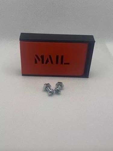 image for JSORM Mailbox Flag for Brick Mailboxes - Replacement Parts Red Mail Bo