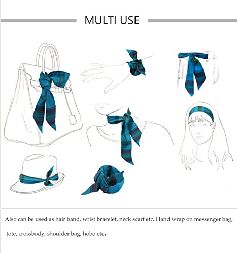 Bag Handbag Handle Ribbon Scarf Hair Head Band Neck Scarf Neckerchief Scarf Fashion with Gift Packed4