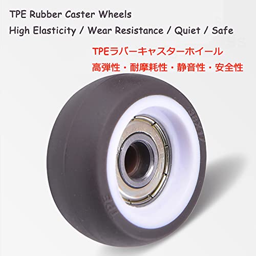 Roulettes à double roue M12 pour stabiliser un meuble instable