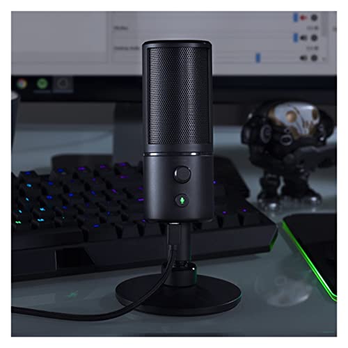Microphone de streaming USB haut de gamme supercardioïde couleur blanc mercure épuré