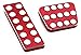 Car Styling   Kit di Adesivi per Piede del Gas del Carburante in Alluminio, per Cherokee 2014 2015 2016 Accessori per Auto Raccordi (Color : Set 3), Set 2