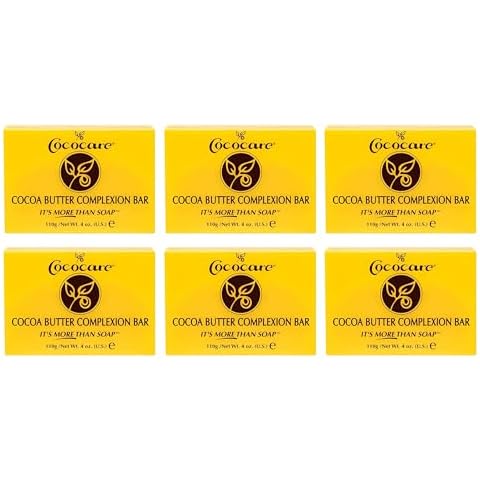 COCOCARE (VALUE PACK OF 6) COCOA BUTTER COMPLEXION BAR SOAP 4oz Cover