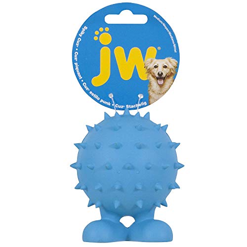 (3 Pack) JW Spiky Cuz Assistant Toy, Medium, Multicolor - Colors May Vary