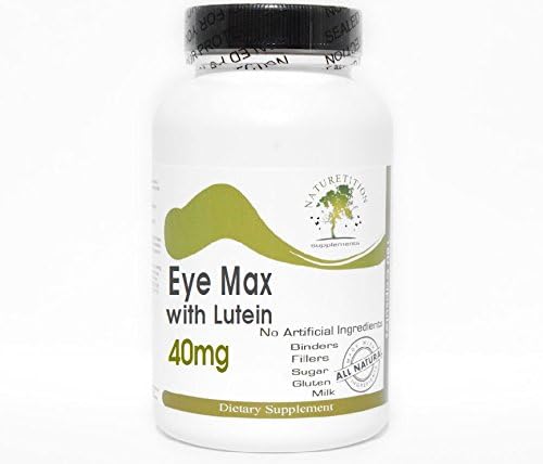 Eye Max con luteína 40 mg  180 cápsulas - Sin aditivos  Naturetition Supplements