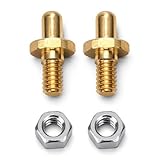 Confezione da 2 pezzi 70332 Perno cerniera porta griglia regolabile, adatto per Weber Summit Spirit Grill Bulloni e dadi cerniera in acciaio inossidabile Sostituzione Robusto