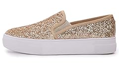 Platform Gold Glitter