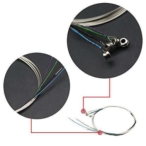 Imelod YUE-QI-129 Violin Strings Universal Full Set (G-D-A-E) Violin Fiddle String Strings Steel Core Nickel-Silver Wound thumb #5