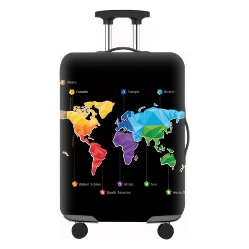 Pinsheng Funda de Maleta Elástico Maleta de Viaje Funda Lavable Cubierta de Equipaje 18-32 Pulgadas Funda Protectora de Maleta para Maleta Equipaje (XL(29-32Inch)
