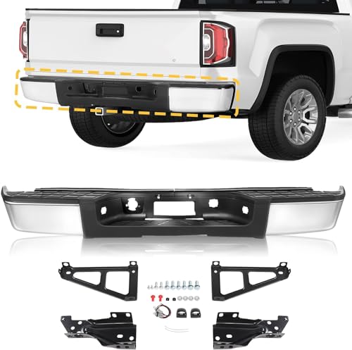AutoForever Rear Step Bumper Assembly