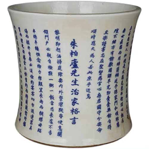 Il nostro vaso cinese può essere una collezione funzionale: il nostro vaso cinese è in ceramica, vaso cinese tradizionale con design creativo, squisita fattura, può essere raccolto come arte o ornamenti, è un ottimo regalo ideale per qualcuno di speciale, i tuoi freiends apprezzeranno questa arte cinese.