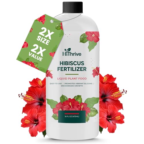 16oz Hibiscus Fertilizer - Makes 16 Gallons of Hibiscus Flowers Plant Food Outdoor - Indoor Plant...