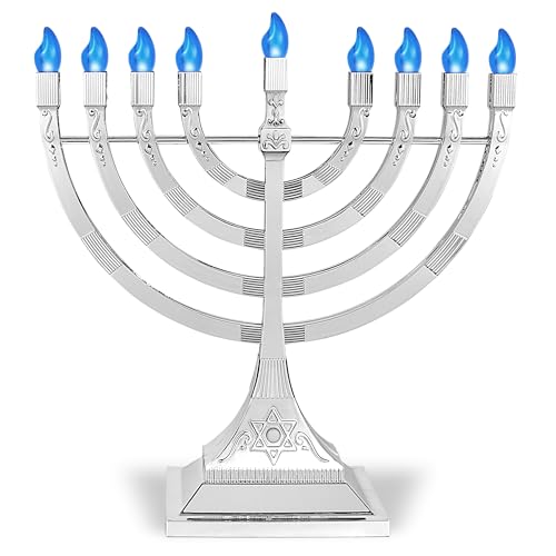image for Zion Judaica Ltd Zion Judaica Electric Hanukkah Menorah LED USB Powere