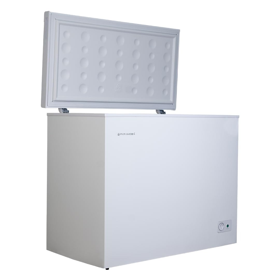 PYRAMIDEA Congelatore a Pozzetto CNG304 Convertibile Bianco 250 Litri | Classe Energetica E, Cestello Interno, Convertibile a Frigorifero