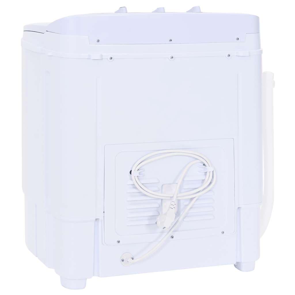 vidaXL Mini Lavadora con 2 Tambores 5,6 kg