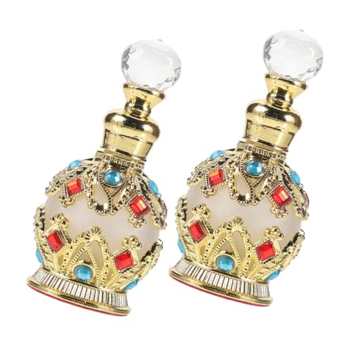 LOLIPPYY 2 Piezas Botellas de Perfume de Vidrio para Viaje de...