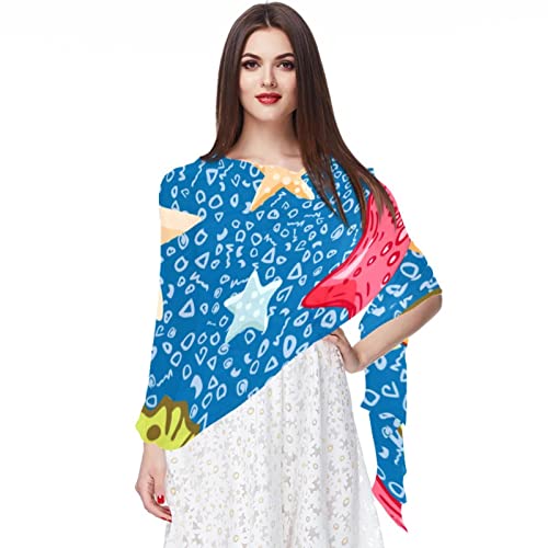 Foulard de plage en mousseline résout le manque de légèreté et protège le cou avec style
